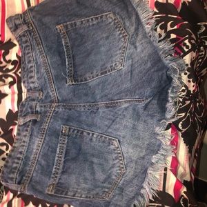 Jean shorts